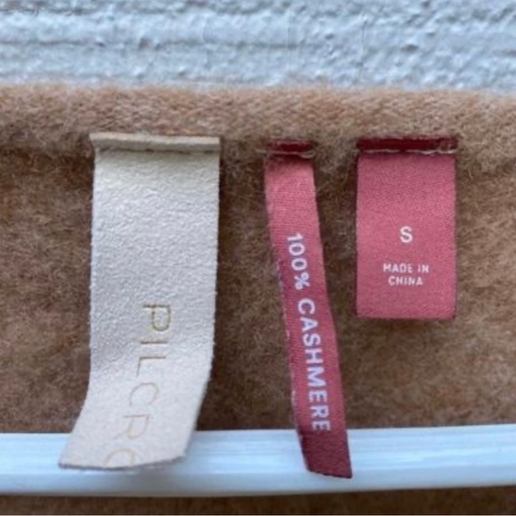 Anthropologie 100% Cashmere Cropped Sweater - (Size Small) - Picture 3 of 7